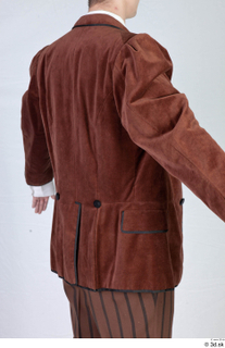  Photos Man in Historical Dress 42 20th century brown jacket historical clothing upper body 0007.jpg